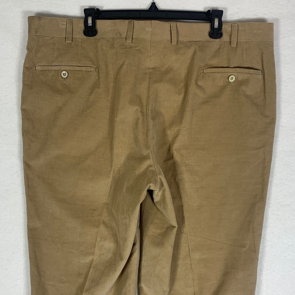 Peter Millar Duca Visconti‎ Trousers Mens 42 Tan Corduroy Dress Pants Italian - Picture 6 of 11